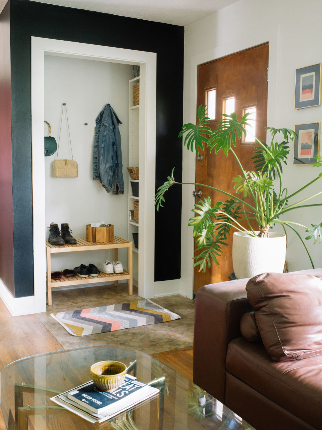 Living room and entry